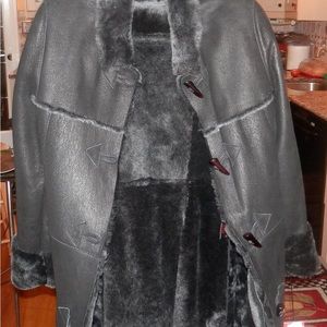 Shearling Coat by Nicole Miller